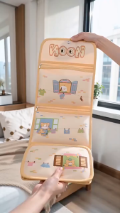 Hanging Underwear Storage Bag Mesh Divider Travel Organizer Closet Door Wardrobe Sock Lingerie Pouch Beg