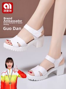AOMANLIN | Chunky High Heel Waterproof Platform Summer Sandals