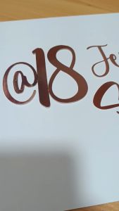 FRONT SIDE CAKE TOPPER CARDSTOCK ONLY NO ACRYLIC Read Description