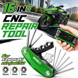 For kawasaki ninja650 Z650 Z NINJA 650 650SE versys650 Motorcycle Tool Repair Kit Multifunctional Screwdriver Wrench Hex Key