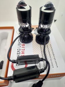 đèn pha bi titan Y9S 65w siêu sáng có trợ pha laze chân cắm h4