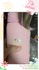 Cute Customized Name Sticker Waterproof Personalised label/customised sticker/ bottle/laptop