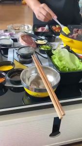 กระทะไฟฟ้าเป็ดเหลือง 26cm. กระทะไฟฟ้าอเนกประสงค์ขนาดใหญ่ กระทะไฟฟ้ามินิ หม้อไฟฟ้า ทอด วัสดุสแตนเลสคงทน ใช้งานดี