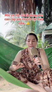 Micro Karaoke Bluetooth YS98 Mic Bluetooth Song Ca Kèm loa không dây giả giọng nói Tặng kèm chân mic