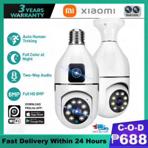 【BUY 1 TAKE 1】Xiaomi CCTV Camera Connect Cellphone With Audio and Speaker Mini IP Security Camera CCTV Bulb Camera Full Color Night Vision Auto Tracking Waterproof Alarm Surveillance