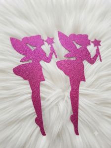 2 pieces Fairy Backdrop Cutout - Glitter Design for Parties and Events