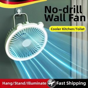 NAIFUNA | Wall-mounted Quiet USB Charging Remote Control Fan For Toilet Bathroom