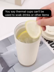 Leak-Proof Ceramic Coated Thermal Tumbler Cup with Strap - Stylish & Insulated Tumbler