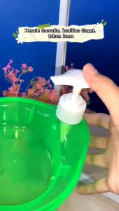 Diskon Turun Harga - FREE SPONS! Dispenser sabun cair tipe tekan dengan spons pembersih botol pompa sabun Dispenser untuk wastafel dapur Tempat Sabun Cuci Piring 2 in 1 Dispenser Pompa Serbaguna