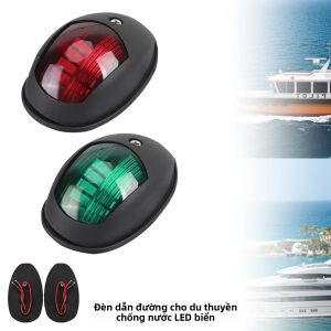 Đèn LED Chống Nước Dẫn Đường 10-30V Đèn Cảnh Báo Tín Hiệu Cho Thuyền Biển Du Thuyền Xe Tải Trailer Van Ngăn Phía Phải Ngăn Phía Trái Đèn Báo