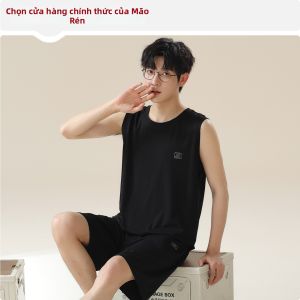 MiiOW | Đồ Ngủ Nam Mẫu Áo Thun Không Tay Chất Liệu Modal Hơi Lạnh