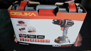 สว่านไร้สาย OSUKA รุ่น OCHD802-D2 รุ่นยอดฮิต 3ระบบ ขัน เจาะ กระแทก ด้วยมอเตอร์ไร้แปรงถ่าน ของแท้100%