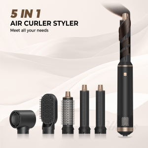 Multi in one hair dryer hot air comb integrated household hair dryer detachable hot air brush straight roll dual-use.