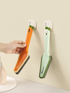 Bathroom Cleaning Brush Multi-Functional Hard Bristle Floor Wall Tile Floor Toilet Hard Hair No Dead Angle Gap Brush