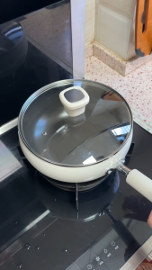🔥Hot Selling🔥 30cm Thickened Titanium Ceramic Pot heats evenly resulting in richer more flavorful broth and less likely noodles to overflow. One pot can replace multiple cookware. [Steamer included]