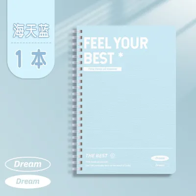 A5 B5 Thickened Spiral Notebooks Perforated Pages Loose-leaf Notebook for Students School Office Stationery Supplies