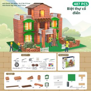 WOWEIAOKUANG | Mô Hình Xây Dựng Villa Giả Lập