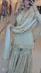 [PRE-ORDER] Ready Made Heavy Chinon Silk With Heavy Embroidery Work Suit (10-15days delivery)