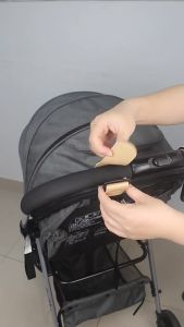 Gantungan Hanger Pengait Baby Stroller Kail Pengaman Bahan Kulit Pu Gantungan Stroller Hook Gantungan Stroller