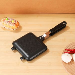Sandwich Bread Bakeware Double-Sided Non-Stick Frying Pan Household Kitchen Cooking Breakfast Waffle Pancake Egg Frying Pan