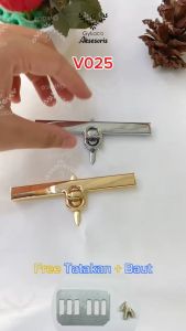 Aksesoris Tas Variasi V091 Plat Kunci Putar / Buckle - Aksesoris Tas (IMPORT)