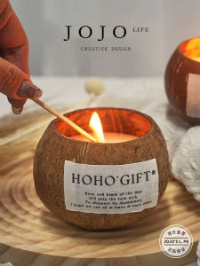 Creative Aromatherapy Candle Home Indoor Small Audience JOJOS L PD.glow. Cup Wax Candle Scenic Spot Desktop Decoration