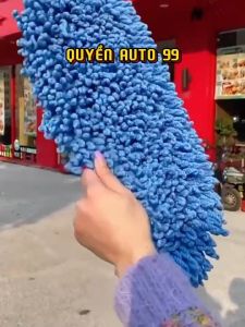 Chổi lau và cọ rửa xe ô tô chuyên dụng LOẠI DẸT cán kéo dài đa năng dễ dàng vệ sinh xe hơi