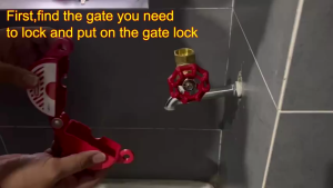 Insulated Gate Valve Lockout Safety Lock Suit For 1-2.5 Inch Gas Tank Valve