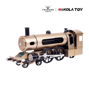NIKOLATOY | Steam Locomotive Metal Assembling Model Electric Train