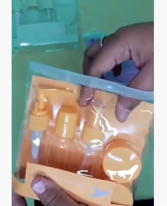 Travel Pack Set Botol Refil Organizer Tempat Sabun Cair Shampo Lotion Refill Bottle Travel