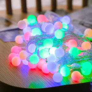 Outdoor Light Fairy Light LED Ball String Light Battery Operated String Light for Wedding Halloween Garden Christmas Room Decor