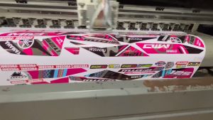 Yamaha Mio i 125/125s High-Quality Racing White Head Panel Decals - Easy to Install Made in China