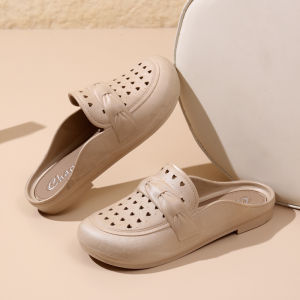 Dép Xỏ Ngón Đế Mềm Khoét Rỗng Mùa Hè 2024 Cho Nữ Dép Xỏ Ngón Đế Mềm Đế Cao Su Chống Mài Mòn Thường Ngày Dép Xỏ Ngón Thoáng Khí