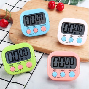 🔥 2 ตั้งโต๊ะ ทำอาหาร นับถอยหลัง ชัดเจน ตัวเลขใหญ่ นาฬิกา มีเสียงเตือน ดิจิตอล