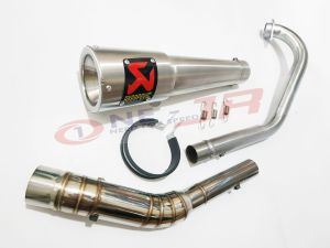 KNALPOT AKRAPOVIC VIXION NEW SONIC R15 V3 CB 150 R CBR 150 R GSX 150 R VERZA R15 old mx king supra gtr satria fu verza bison suara ngebas