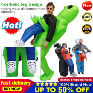 🔥Hot Sale🔥Green Alien/Azrael/Doctor Carrying Human Costume Inflatable Funny Blow Up Suit Cosplay For Party Halloween Inflatables