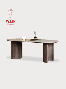 VATAR | Vintage Italian High-End Oval Dining Table