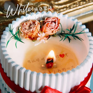 Pure White Secret Words Tibetan Words Confession Aromatherapy Candle Blessing Words Custom Secret Words Lover Chinese Valentines Day Birthday Gift