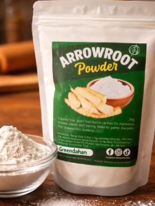 Greendahan Pure Arrowroot Powder 500g | 1kg - Gluten-Free Thickener Grain-Free Alternative Perfect for Sauces & Baking