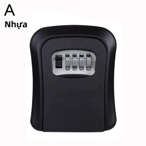 Hộp Khóa Mật Khẩu 4 Chữ Số Gắn Trên Tường ABS Bảo Mật Chống Trộm Chìa Khóa Bền Bỉ Lưu Trữ An Toàn Cho Gia Đình Và Văn Phòng
