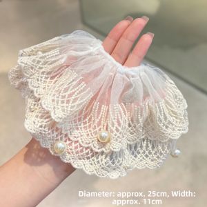 ZUOOU | Double Layer Lace Pearl Hair Band