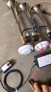 Còi hơi 3 loa bíp bo kiểu basuri (chưa kèm nhại)