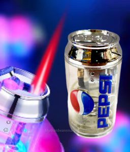Windproof Flame Lighter With LED Light