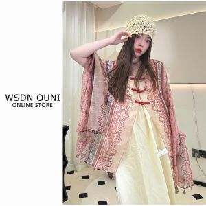 Khăn Choàng Dệt Tay Đa Năng Thoáng Khí Chống Nắng Du Lịch Có Nút Thắt Nhiều Cách Dùng Khăn Quàng Cổ Mùa Hè Cho Nữ