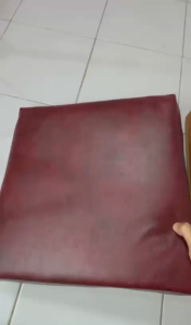 By Chibee - Bantal Alas Duduk Lesehan Kulit Sintetis Estetik 40x40 cm Tebal 5 cm Cocok untuk Kursi dan Lesehan Desain Menambah Keindahan Ruangan