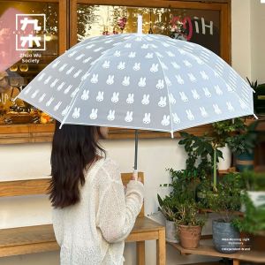 M&G SHOP | Aesthetic Transparent Long Handle Umbrella