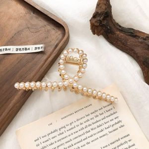 Kẹp càng cua đính đá / hạt châu phong cách Hàn Quốc cực sang chảnh