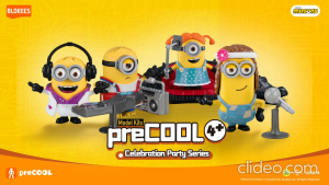 Hộp Mô Hình Lắp Ráp Blokees Model Kits preCOOL Minions Celebration Party (Đủ 4 Nhân Vật) - Full Set 4 BOX