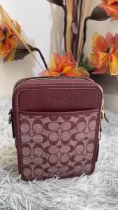 Coach Crossbody 💯% กระเป๋าสะพายข้าง รูปแบบ CG996 Sullivan ของแท้ ใบหน้าๆ สีชุด Chambray