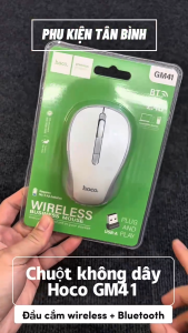 Chuột Không Dây Bluetooth & Wireless Hoco GM41 Chính Hãng